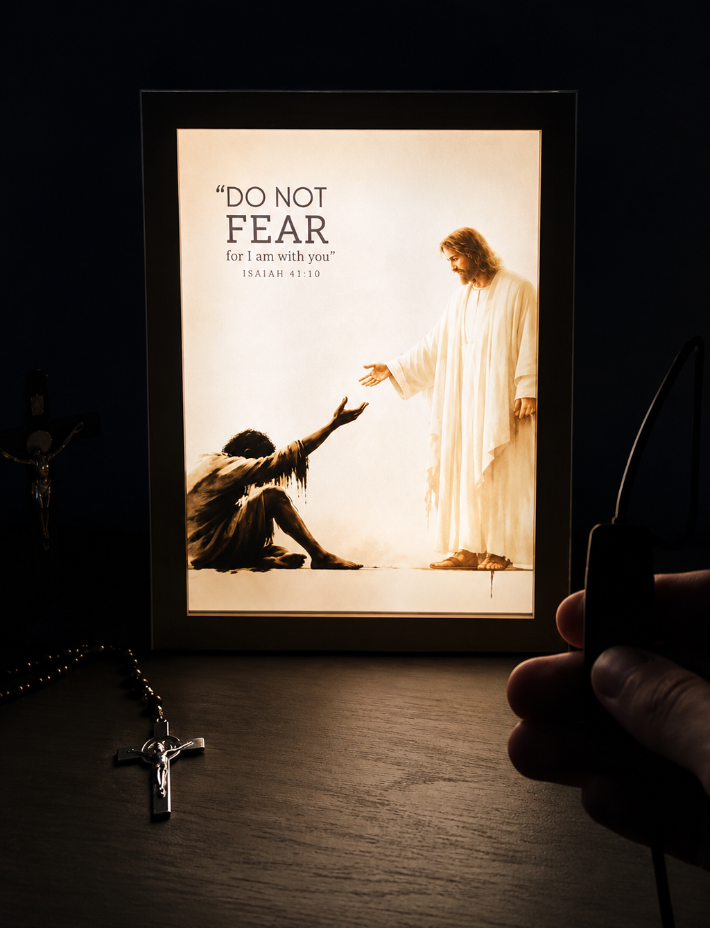 LED Light Box | LED Glowing Photo Frame Shadow Box with 3 Colors Adjustable!