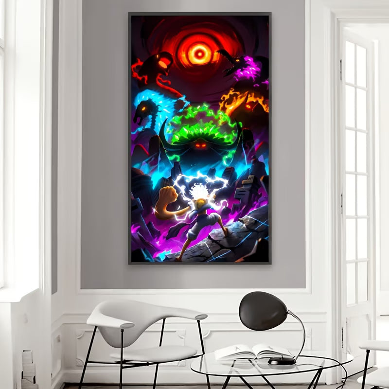 Popular G5 Luffy Canvas Decorative Painting High-Definition [DEAL]