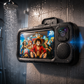 ShowerLux™ Elite Edition – Premium Waterproof Bluetooth Shower Speaker & 360° Phone Mount | Limited Stock