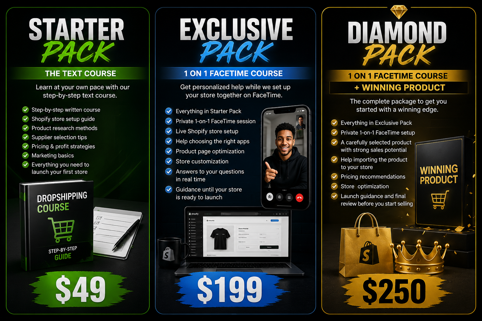 Dropshipping Success System | 3-Tier Learning Program